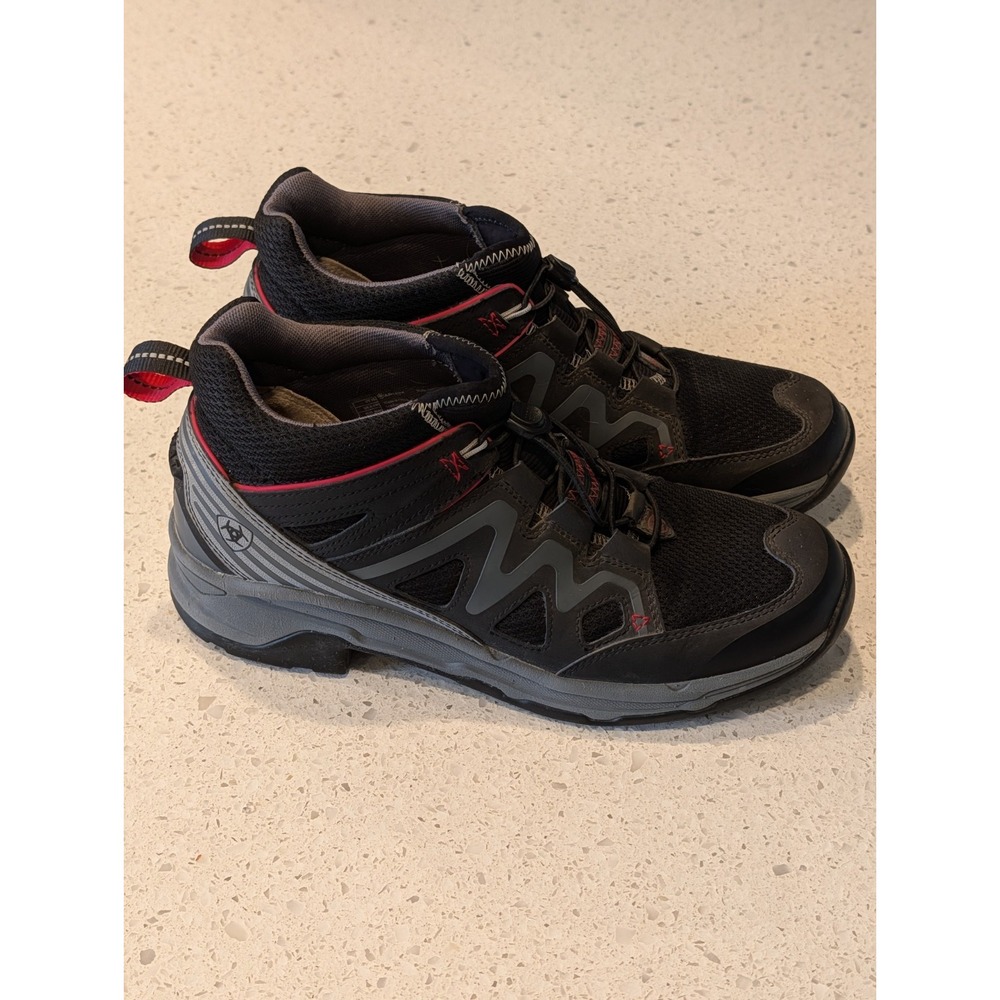 Ariat Maxtrak UL Women's 9 B Narrow Hiking Riding Work Boots Shoes Black Leather